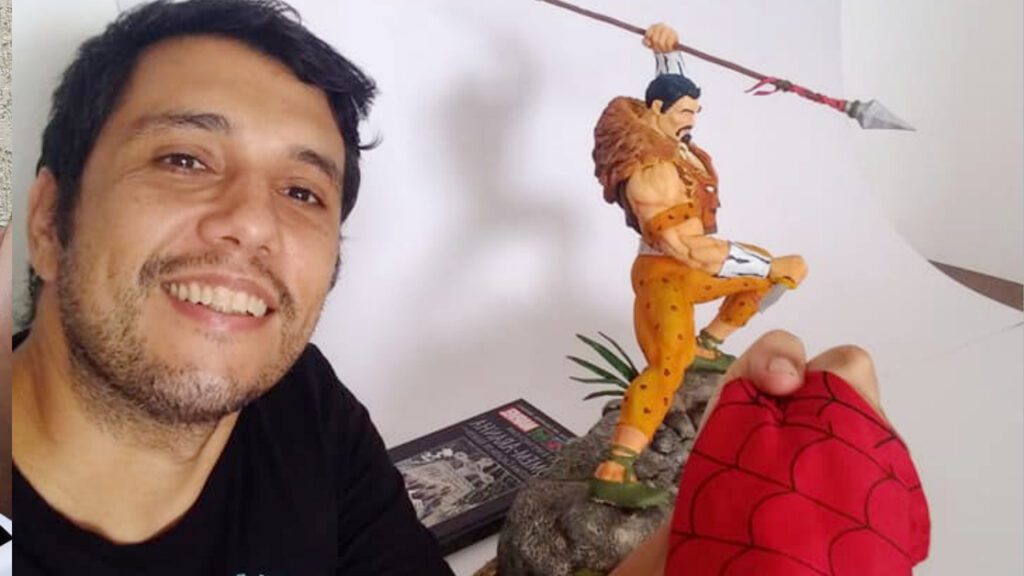 Escultura Kraven Gustavo Monteiro Arcádia 3D