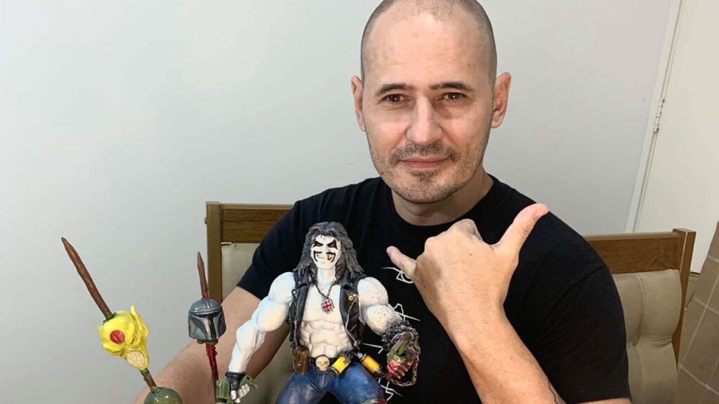 Escultura Lobo e Dawg Mauricio Madureira Arcádia 3D