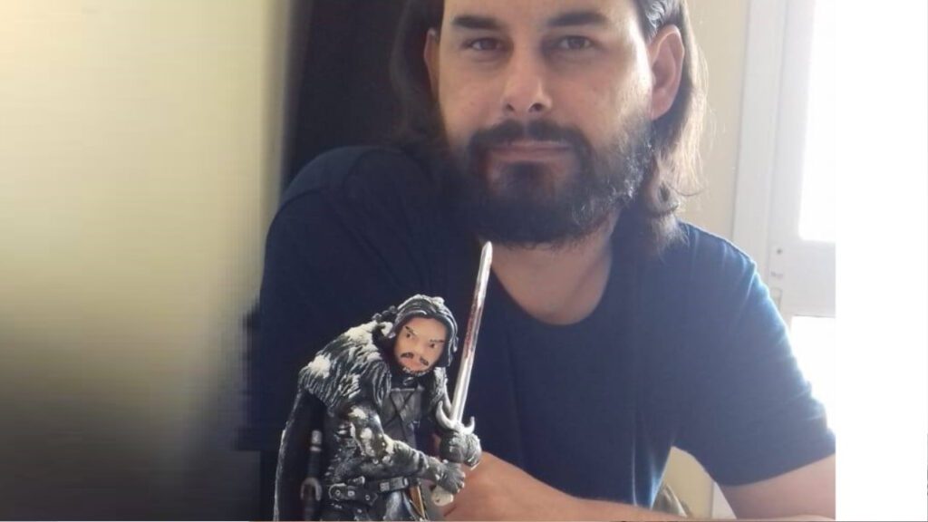 Escultura Jon Snow Rodrigo Pellegrini Arcádia 3D