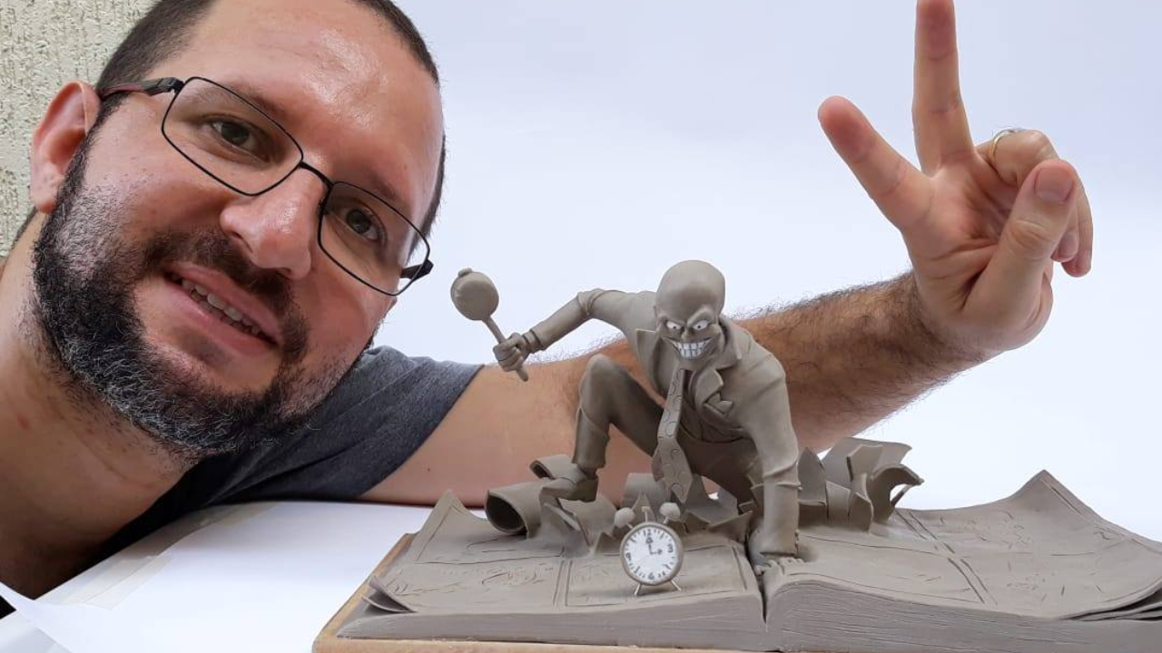 Escultura em Clay do Aluno Anderson Silva | Desafio Arcádia 3D