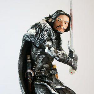 Escultura Jon Snow Rodrigo Pellegrini Arcádia 3D