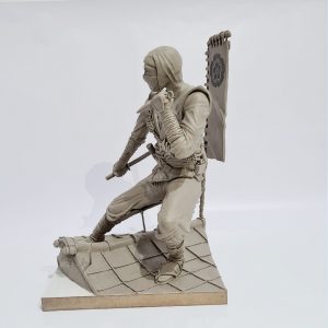Escultura Ninja do Aluno Djalma Marquesani Junior Desafio Arcádia 3D