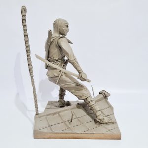 Escultura Ninja do Aluno Djalma Marquesani Junior Desafio Arcádia 3D