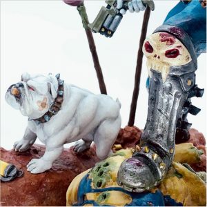 Escultura Lobo e Dawg Mauricio Madureira Arcádia 3D