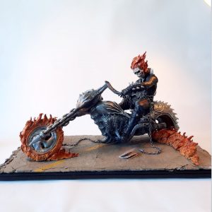 Escultura Motoqueiro Fantasma Marcos Oliveira Arcadia 3D