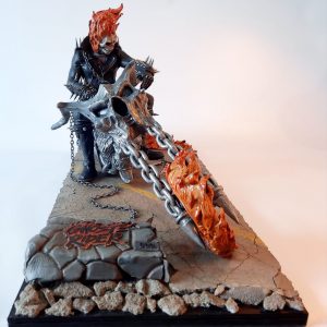 Escultura Motoqueiro Fantasma Marcos Oliveira Arcadia 3D