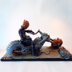 Escultura Motoqueiro Fantasma Marcos Oliveira Arcadia 3D