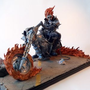 Escultura Motoqueiro Fantasma Marcos Oliveira Arcadia 3D