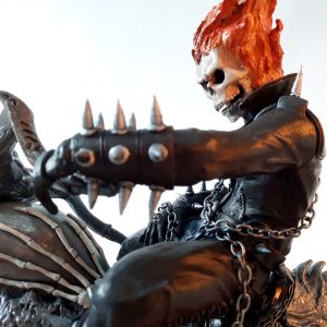 Escultura Motoqueiro Fantasma Marcos Oliveira Arcadia 3D