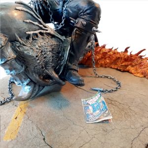 Escultura Motoqueiro Fantasma Marcos Oliveira Arcadia 3D
